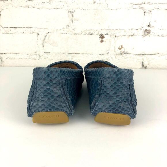 Coach Arlene Snakeskin Embossed Loafers - Picture 6 of 11